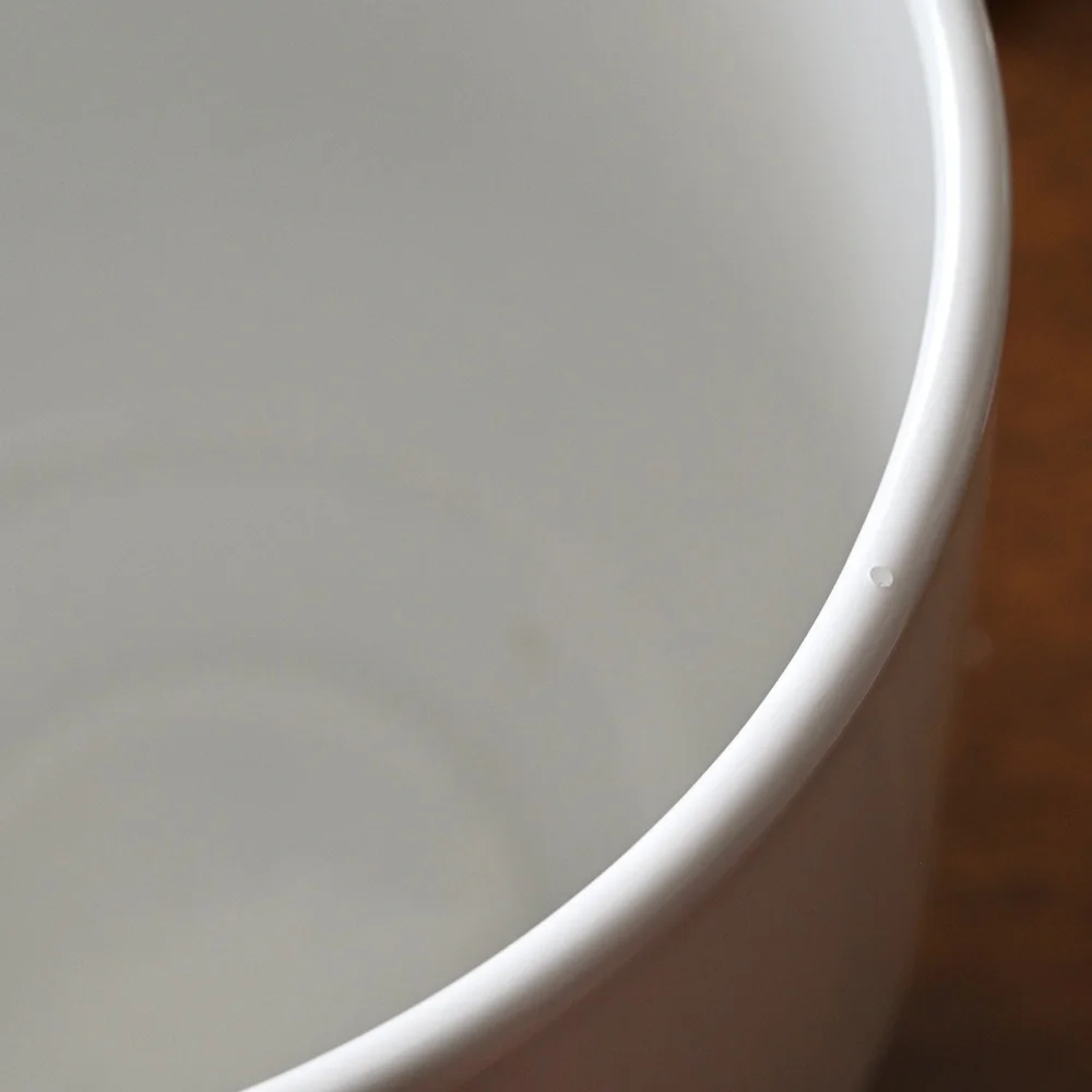 Ikea White Drömsk Dromsk Plant Pot 6 Inches #2